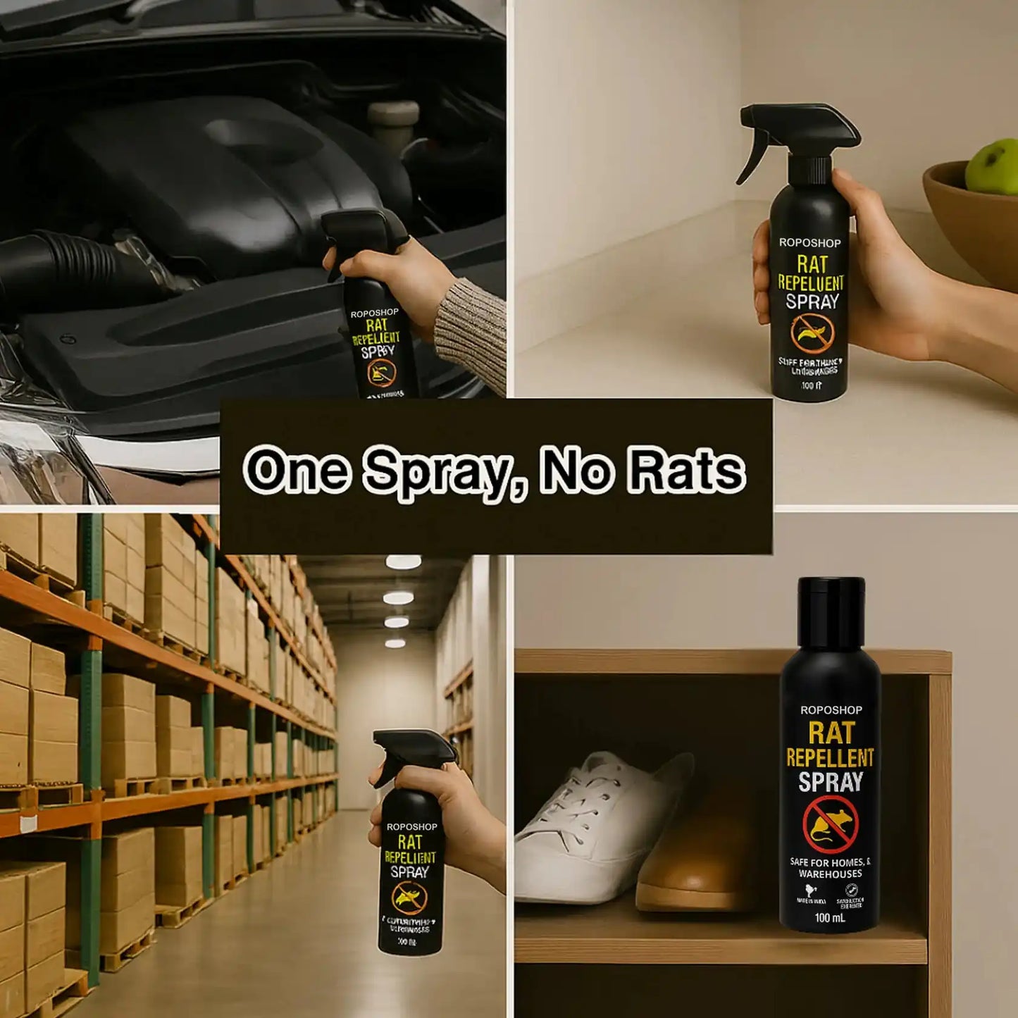 Rat Repellent Spray | BUY 1 GET 2 FREE!