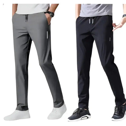 🔥NEW YEAR SALE !!⚡BUY 1 GET 1 FREE🔥 Premium Men's High-Stretch Lycra Pants